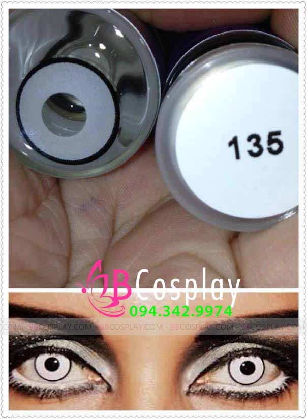 Lens Cosplay 135 (White Corona Marilyn Manson)