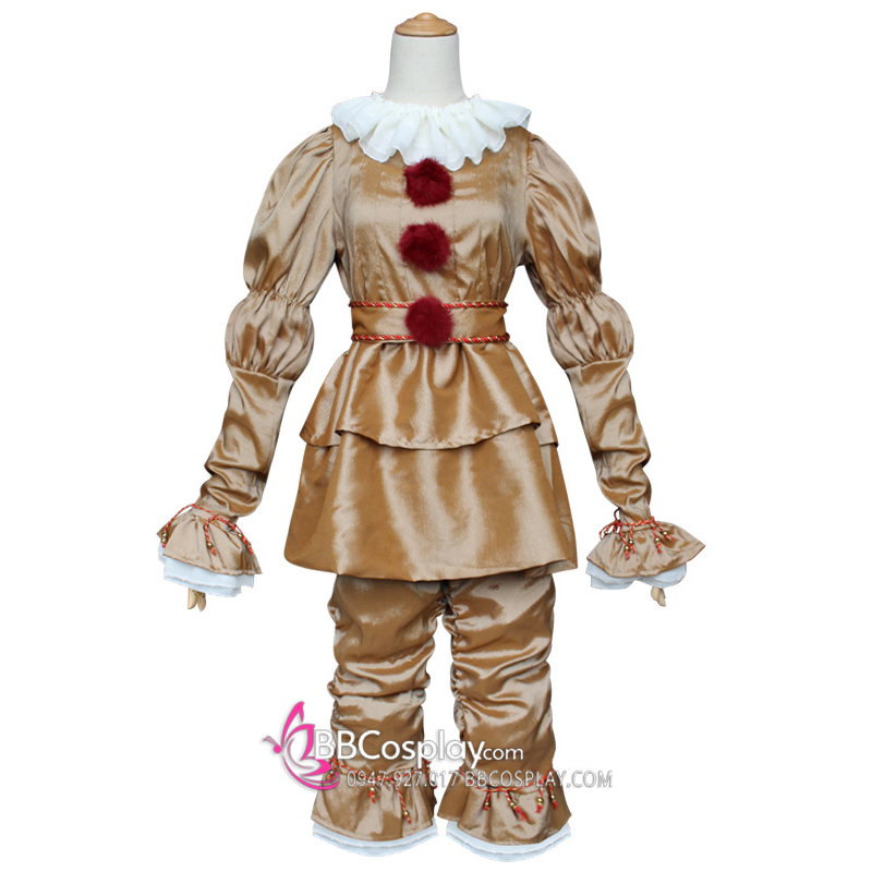 Trang Phục Pennywise Màu Ghi Halloween Costume