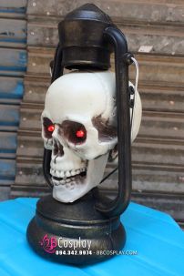 Đèn Đầu Lâu Để Hoá Trang Ma Đốt Đèn