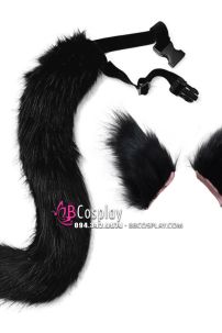 Bộ Đuôi Cáo/Hồ Ly Có Tai Vòng Cổ Gắn Chuông