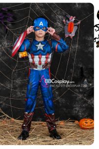 Trang Phục Captain Cơ Bắp Cho Bé