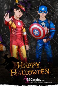 Trang Phục Captain Cơ Bắp Cho Bé