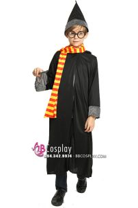 Trang Phục Phù Thủy Halloween Cho Bé 120Cm - 130Cm
