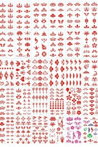 Hình Xăm Chu Sa Cổ Trang - Phụ Kiện Cổ Trang