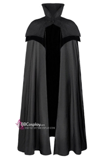 Áo Choàng Phù Thuỷ Mẹ Kế Bạch Tuyết Cổ Cao