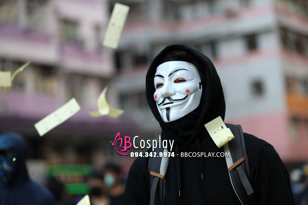 Mặt Nạ Hacker Anonymous Huyền Thoại Cho Halloween