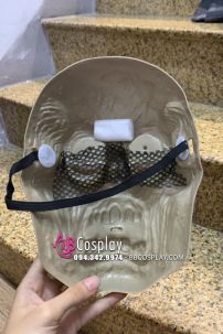Mặt Nạ Zombie Halloween Kinh Dị Mắt Lồi