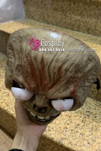 Mặt Nạ Zombie Halloween Kinh Dị Mắt Lồi