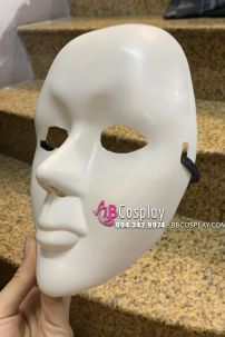 Mặt Nạ Sữa Hóa Trang Halloween Không Cảm Xúc