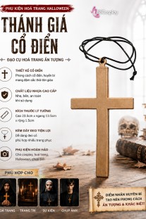 Phụ Kiện Dây Chuyền Thánh Giá - Nhựa