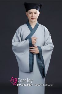 Trang Phục Thư Sinh Cổ Trang Giá Rẻ Xám Nhạt