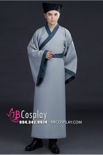 Trang Phục Thư Sinh Cổ Trang Giá Rẻ Xám Nhạt