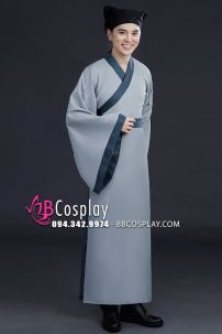 Trang Phục Thư Sinh Cổ Trang Giá Rẻ Xám Nhạt