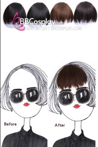 Tóc Giả Mái Ngố Nanno