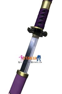Kiếm Kim Loại Nidai Kitetsu Tím Phong Thủy Nhật Bản Luffy Trong One Piece