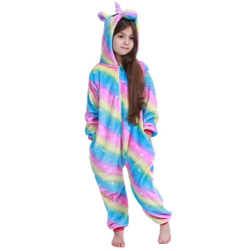 Đồ Ngủ Pijama Unicorn Cầu Vồng