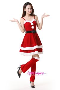 Đầm Noel Nữ Mẫu Mới 2021 4 Mảnh