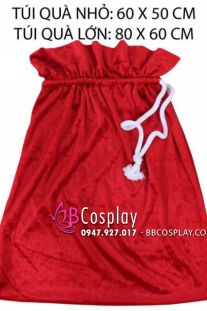 Túi Quà Ông Già Noel Chất Nhung