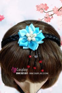 Cài Tóc Hanbok Tím/Hồng/Xanh