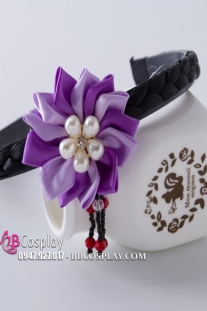 Cài Tóc Hanbok Tím/Hồng/Xanh