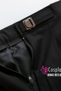 Seifuku Nữ Sinh Áo Đen Phối Viền Cổ Đỏ Tay Ngắn Váy Đen