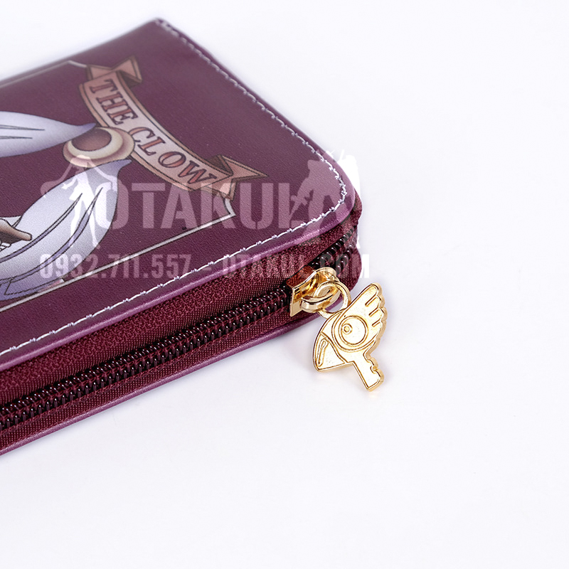 Ví Clow - Bóp Clow Khoá Kéo Thủ Lĩnh Thẻ Bài