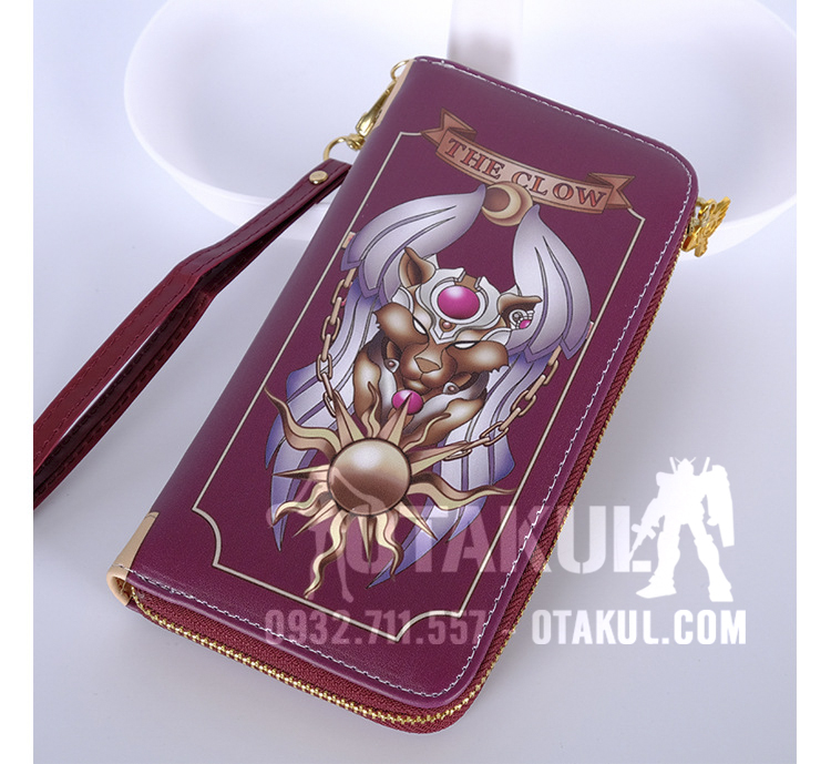 Ví Clow - Bóp Clow Khoá Kéo Thủ Lĩnh Thẻ Bài