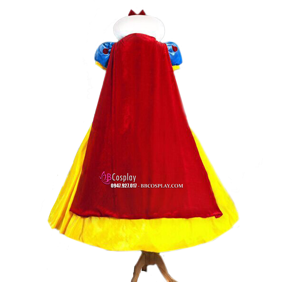 Đầm Bạch Tuyết Trẻ Em Vải Nhung Cho Bé 130cm