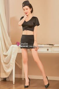 Nữ Tiếp Viên Sexy Váy Bèo