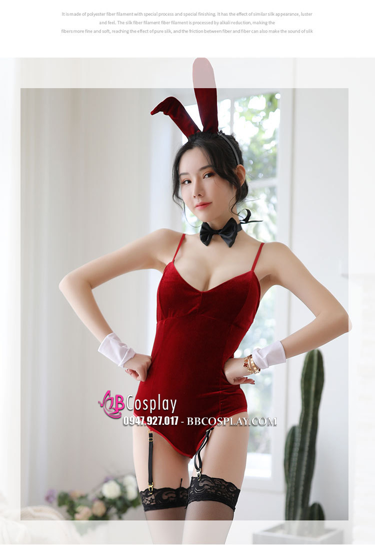 Thỏ Bunny Đỏ Nhung Sexy