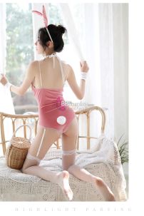 Thỏ Bunny Hồng Sexy Vải Nhung