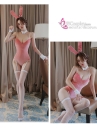 Thỏ Bunny Hồng Sexy Vải Nhung