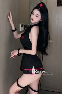 Váy Y Tá Sexy Đen