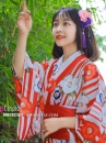 Yukata Tết - Đỏ Phối Trắng