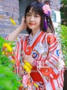 Yukata Tết - Đỏ Phối Trắng