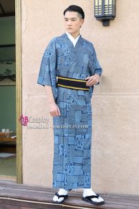Yukata Nam Nhật Bản Trà Đạo