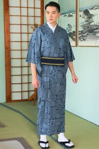 Yukata Nam Nhật Bản Trà Đạo