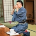 Yukata Nam Nhật Bản Trà Đạo
