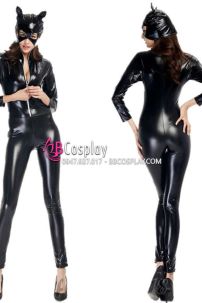 Bộ Jumpsuit Da Bóng Sexy Cho Nữ