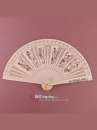 Quạt Gỗ Hoạ Tiết Nhiều Mẫu Size 23Cm