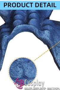 Cánh Rồng Xanh Vải Nỉ In 3D Kèm Mặt Nạ