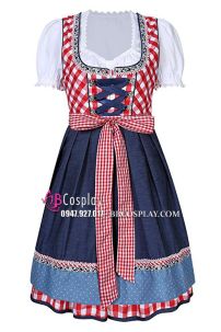 Trang Phục Bia Nước Đức Đỏ Phối Xanh