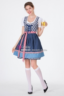 Đồ Nữ Bia Đức Xanh Caro