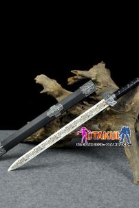 Kiếm Kim Loại Phong Thủy Điêu Khắc Rồng