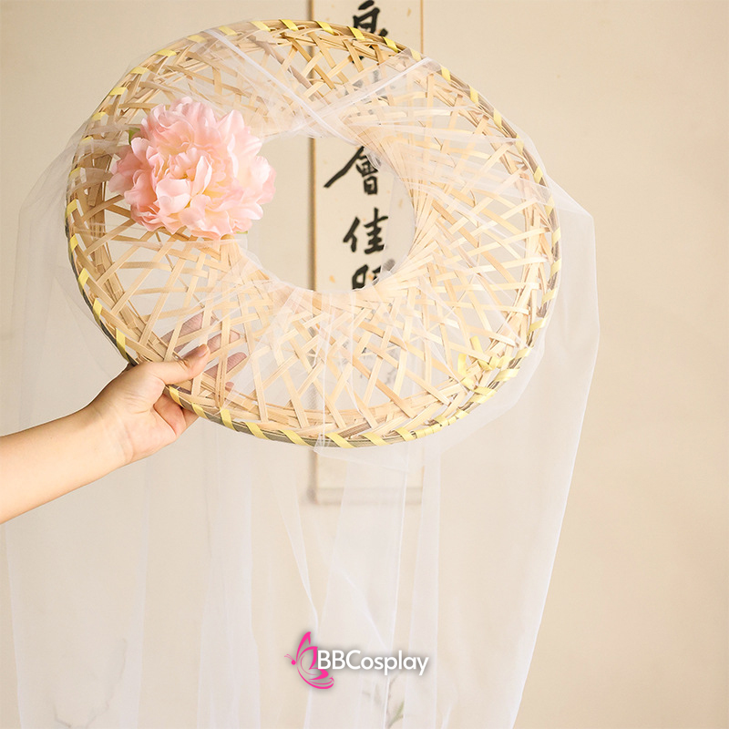 Nón Tre Kiếm Khách Cổ Trang - Màu Tự Nhiên