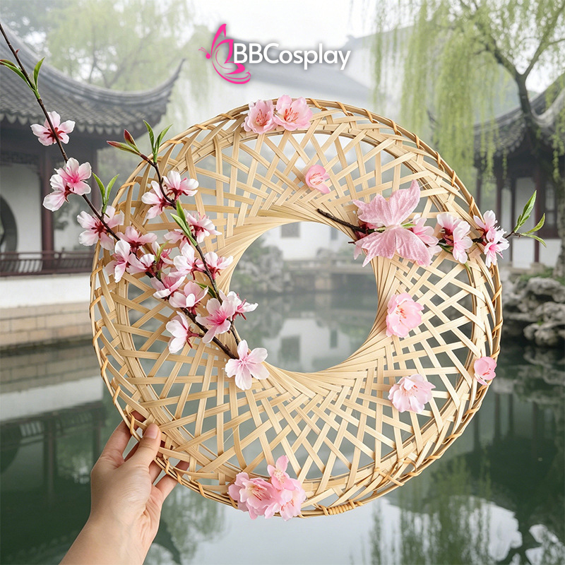 Nón Tre Kiếm Khách Cổ Trang - Màu Tự Nhiên