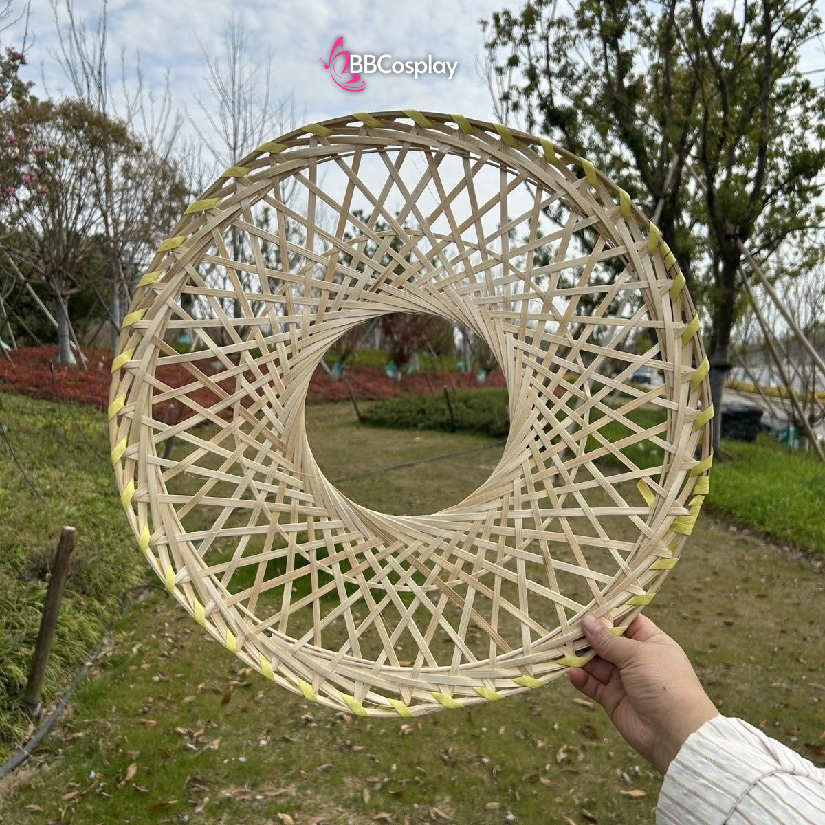 Nón Tre Kiếm Khách Cổ Trang - Màu Tự Nhiên