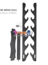 Giá Để Kiếm Gỗ Treo Tường 8 Tầng