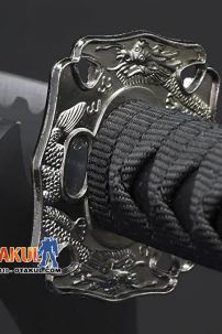 Bộ 3 Kiếm Nhật Samurai Đen Khắc Vân Rồng