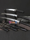 Bộ 3 Kiếm Nhật Samurai Đen Khắc Vân Rồng